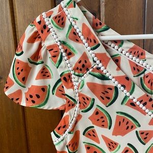 Anthropology Watermelon blouse